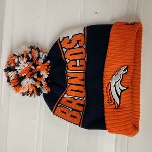 EUC NFL New Era 100% Acrylic Denver Broncos Kids Hat One size